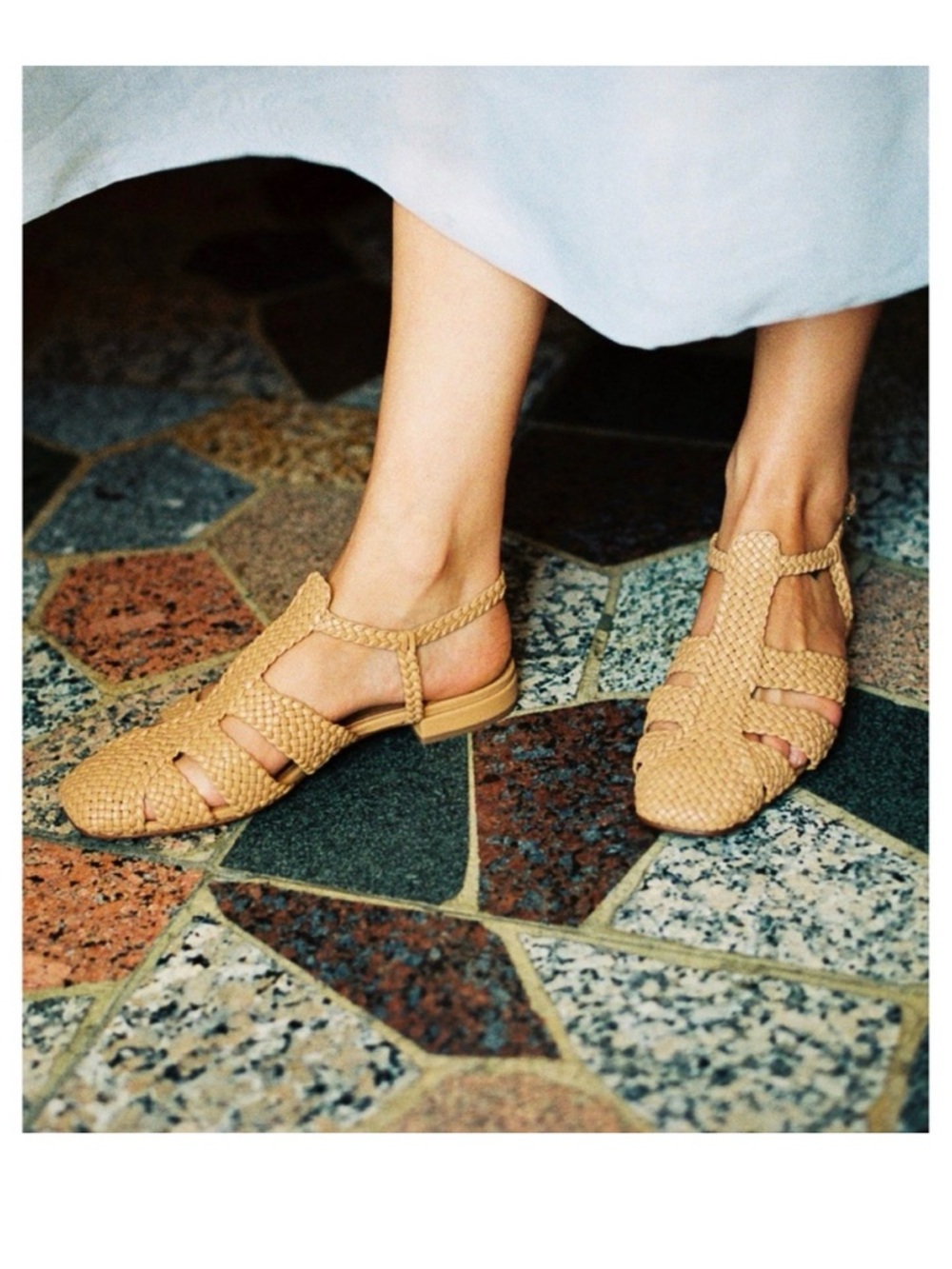 LoQ | Woven Women's Fisherman Arlo Sandals in Dune 39